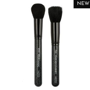 MOTD Cosmetics Manifest Face Brush Set Black Glitter